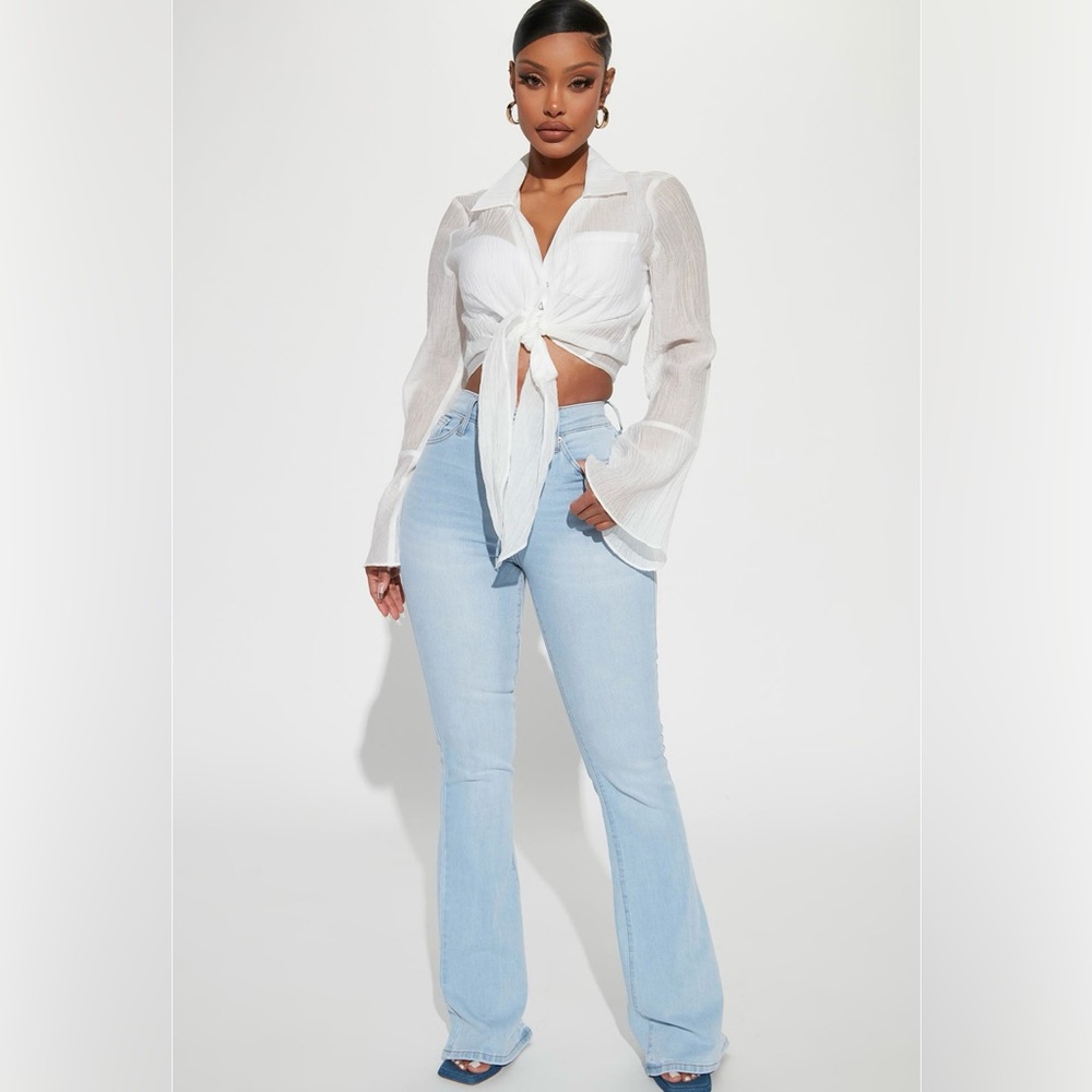 White Blouse Top